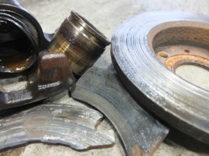 キャリパー　OH　ローター研磨